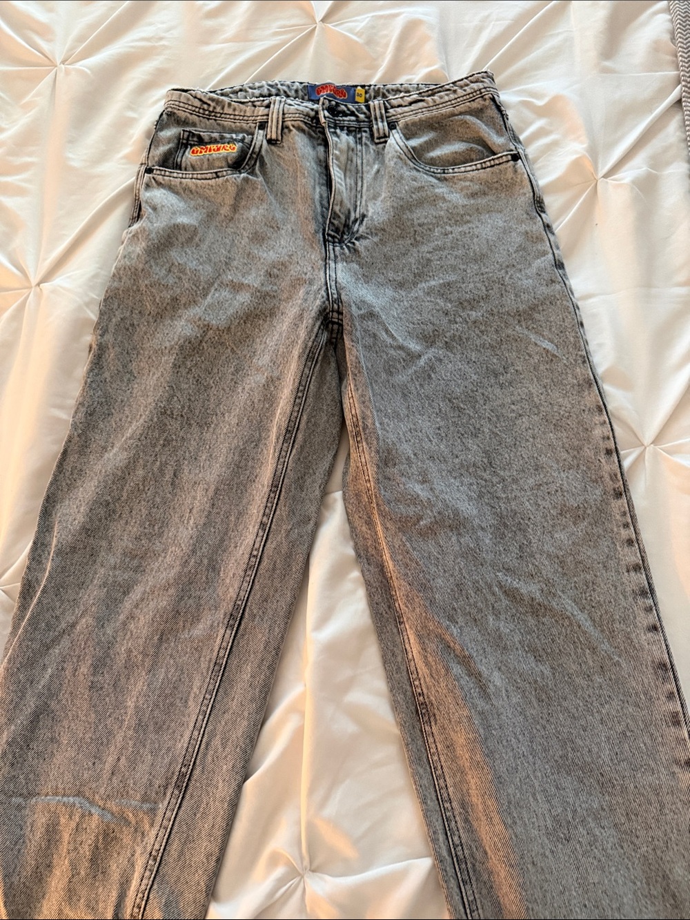 Empyre Washed Gray Relaxed-Fit Men's Jeans